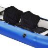 Inflatable Kayak Set with Paddle & Air Pump; Portable Recreational Touring Kayak Foldable Fishing Touring Kayaks; Tandem 2 Person Kayak