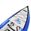 Inflatable Kayak Set with Paddle & Air Pump; Portable Recreational Touring Kayak Foldable Fishing Touring Kayaks; Tandem 2 Person Kayak