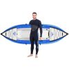 Inflatable Kayak Set with Paddle & Air Pump; Portable Recreational Touring Kayak Foldable Fishing Touring Kayaks; Tandem 2 Person Kayak
