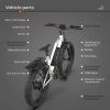 AOSTIRMOTOR Hot Fat Tire Adults Electric Bicycle 26 In. Electric Mountain Bike; 48V 13AH ; S07-G(White)
